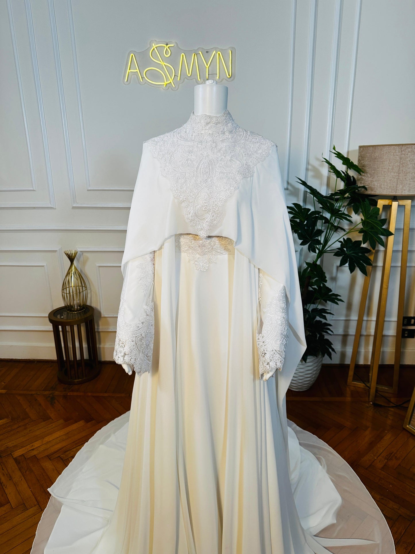 Off-white Bridal Chiffon Dress