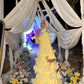 Yellow Satin Soiree Dress