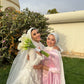 Baby Pink Satin Soiree Dress