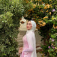 Baby Pink Satin Soiree Dress