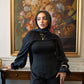 Black Corset 3-pieces Soiree Jumpsuit