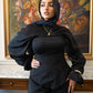 Black Corset 3-pieces Soiree Jumpsuit