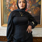 Black Corset 3-pieces Soiree Jumpsuit