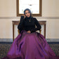 Purple Cloche Soiree Skirt