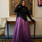 Purple Cloche Soiree Skirt
