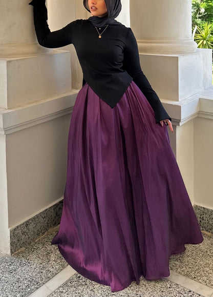 Purple Cloche Soiree Skirt