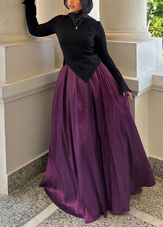 Purple Cloche Soiree Skirt