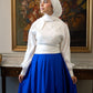 Blue Cloche Soiree Skirt