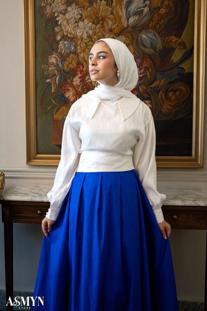 Blue Cloche Soiree Skirt