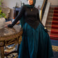 Petroleum Cloche Soiree Skirt