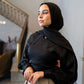 Black Collar Soiree Blouse