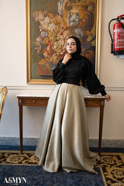 Sage Cloche Soiree Skirt