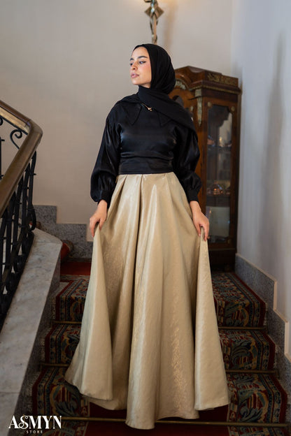 Sage Cloche Soiree Skirt