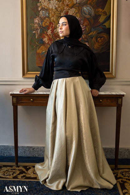 Sage Cloche Soiree Skirt