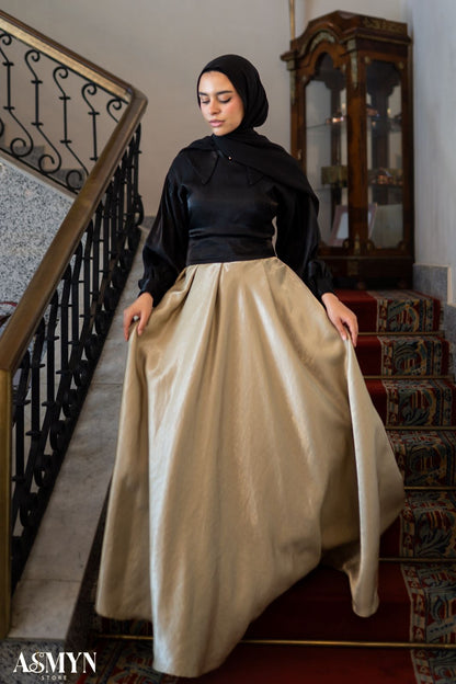 Sage Cloche Soiree Skirt