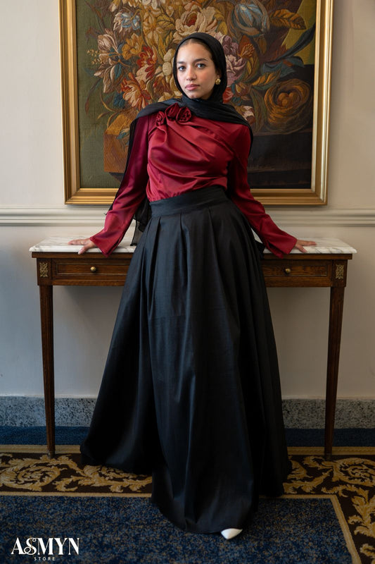 Black Cloche Soiree Skirt
