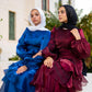 Organza Soiree Ruffle Dress