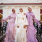 Organza Soiree Ruffle Dress