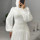 Off-white Embroidered Bridal Dress
