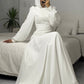 Off-white Embroidered Bridal Dress