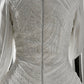 Off-white Embroidered Bridal Dress
