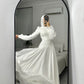 Off-white Embroidered Bridal Dress