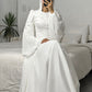 Off-white Embroidered Bridal Dress