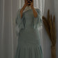Mint Chiffon Soiree Dress