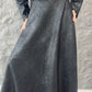 Black leather winter skirt