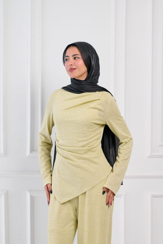 Defined Glow Soiree Set in Kiwi