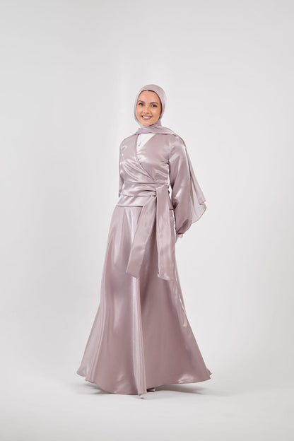 Shadow & Shine Soiree Wrap Set in Lilac