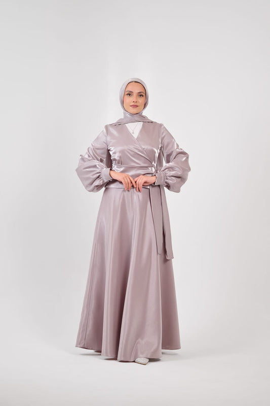 Shadow & Shine Soiree Wrap Set in Lilac