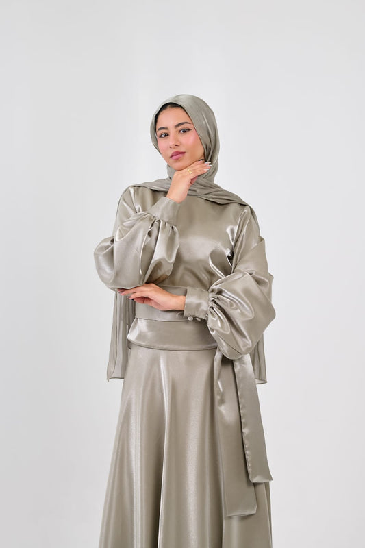 Shadow & Shine Soiree Set in Sage