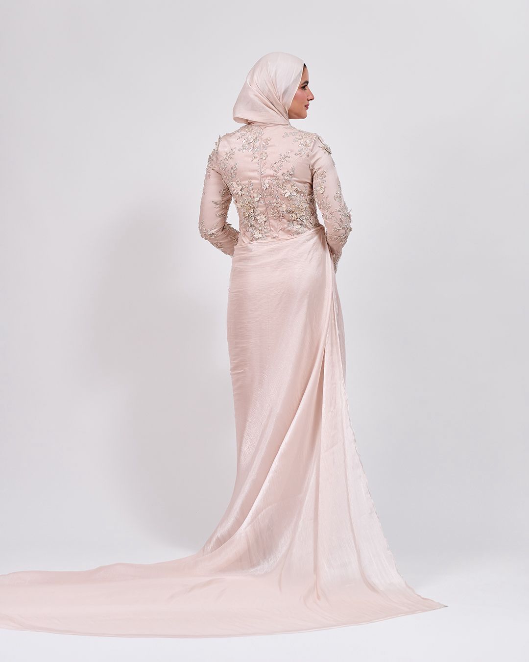 The Elegance in Detail Dress in Blush Nude