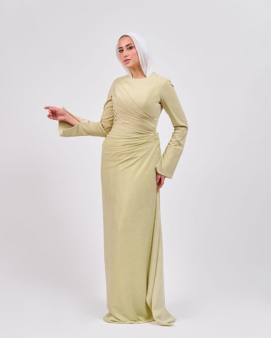 The Minimal Muse Dress in Sage