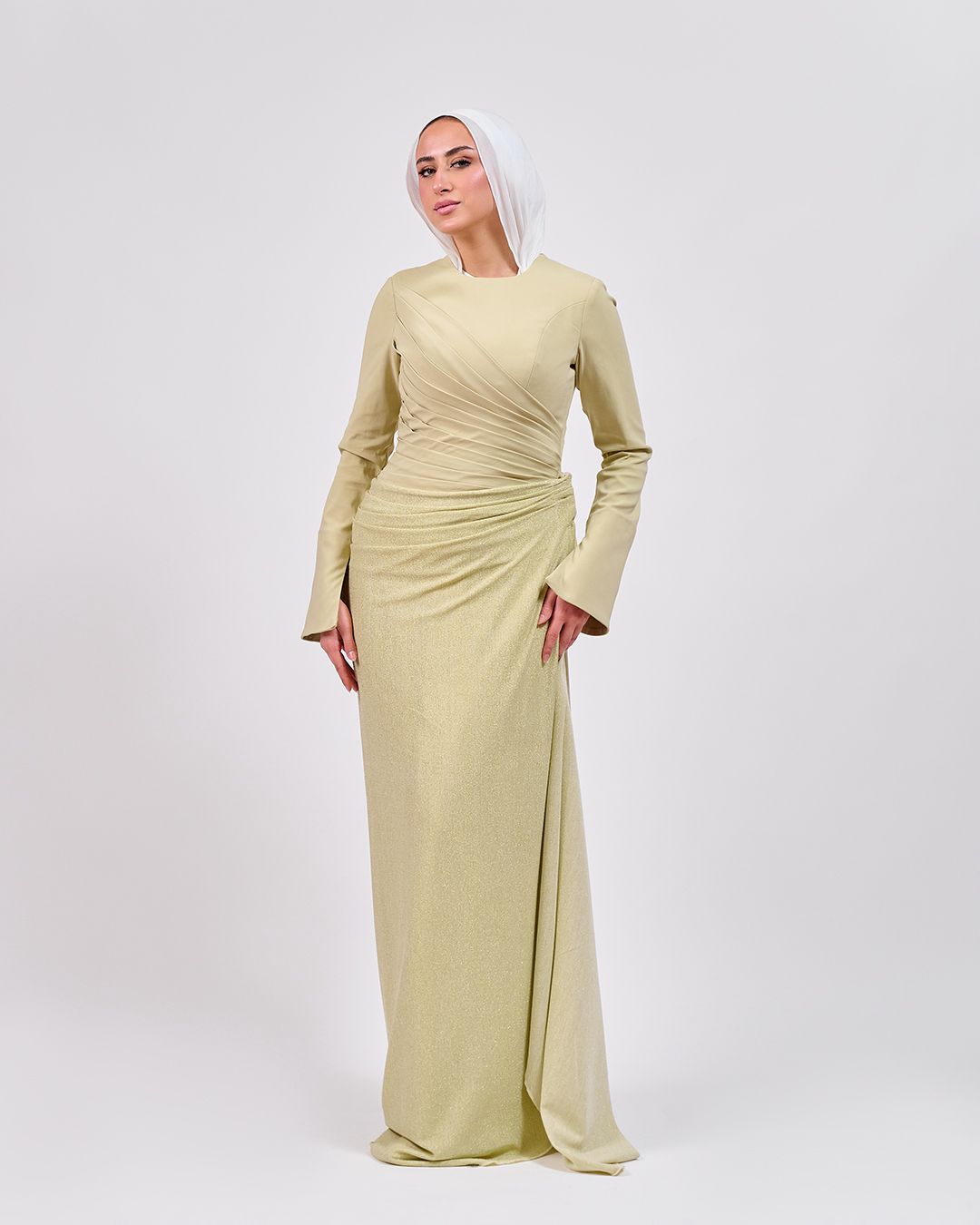The Minimal Muse Dress in Sage