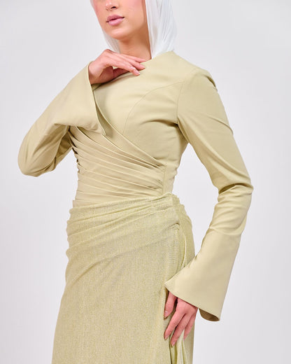 The Minimal Muse Dress in Sage