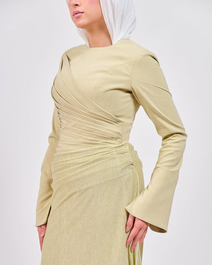 The Minimal Muse Dress in Sage