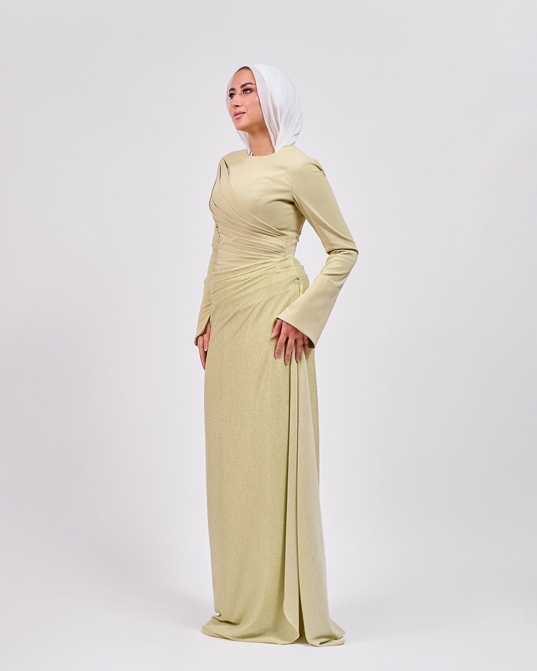 The Minimal Muse Dress in Sage