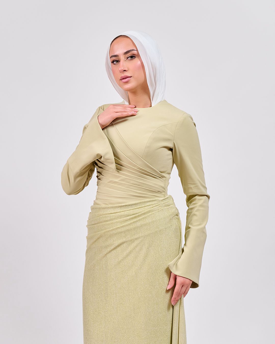 The Minimal Muse Dress in Sage