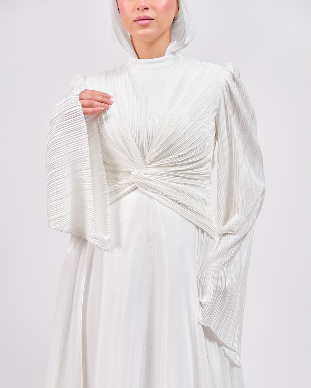 The Pure Charm Dress in Off White