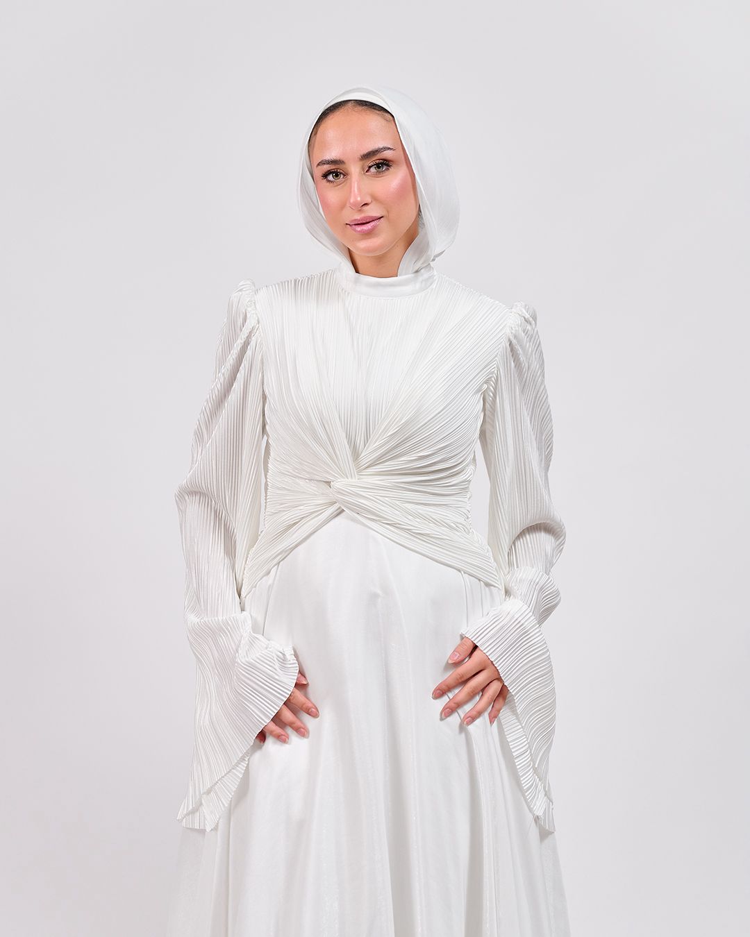 The Pure Charm Dress in Off White