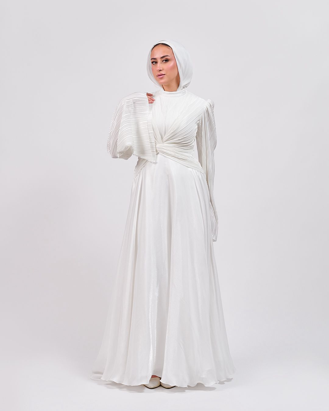 The Pure Charm Dress in Off White