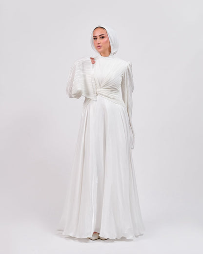 The Pure Charm Dress in Off White