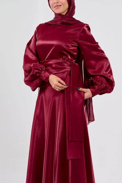 Shadow & Shine Soiree Set in Burgundy