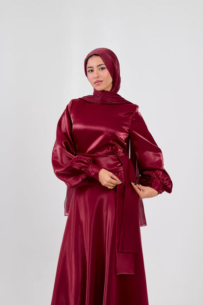 Shadow & Shine Soiree Set in Burgundy