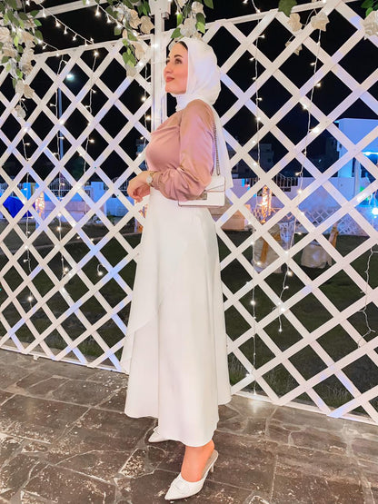 Off-White Wrap Skirt