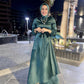 Royal Green Soiree Dress