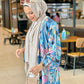 Colorful Satin Summer Kimono