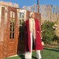Maroon Long Winter Coat